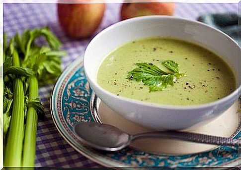 Delicious green soup