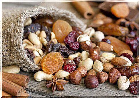 Nuts are rich in healthy fats