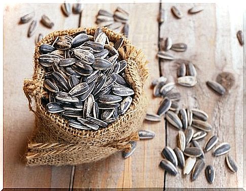 Sunflower seeds contain minerals such as potassium, iron, magnesium and phosphorus.