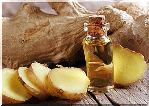 Essential oil with ginger