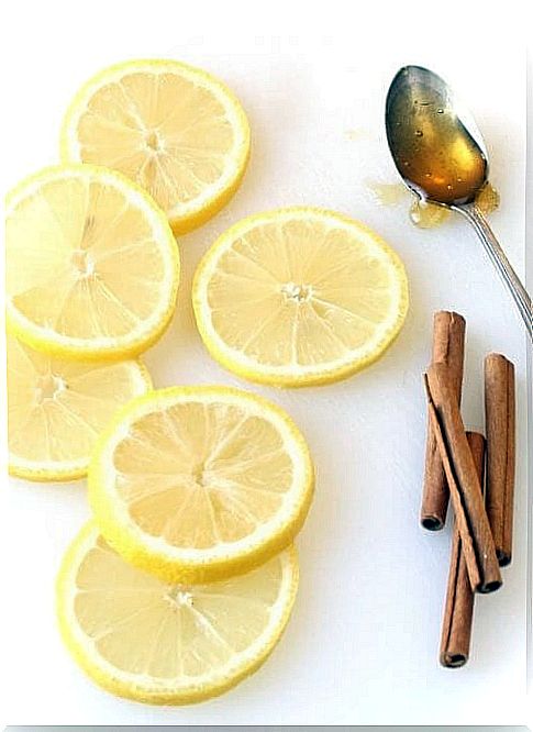 Lemon, cinnamon and honey