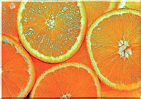 Sliced ​​orange