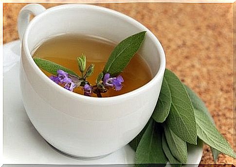 Get rid of belly fat with sage tea.