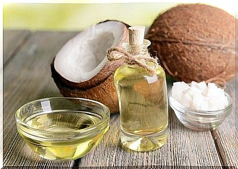 Facial cleanser with coconut oil