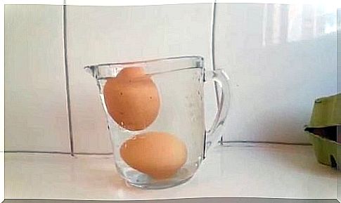 Eggs in a jug of water