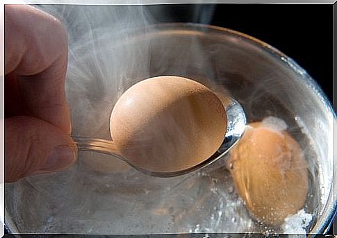 Eggs being boiled