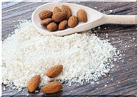 Result of making almond milk gives almond flour