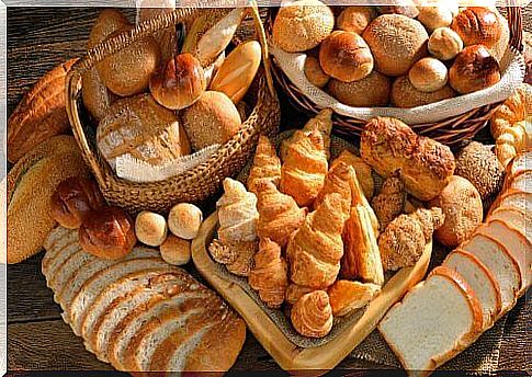 A selection of bread products, make gluten-free bread