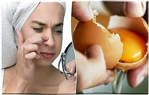 Mask of eggs to cleanse and tighten the skin