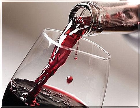 Wine that is poured up