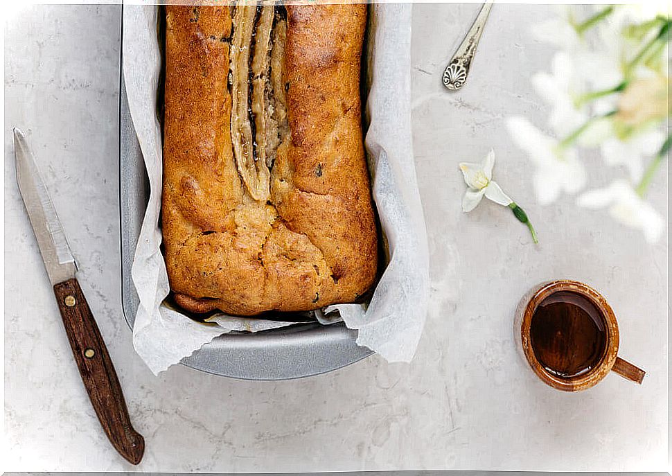 Recipe for a delicious banana cake